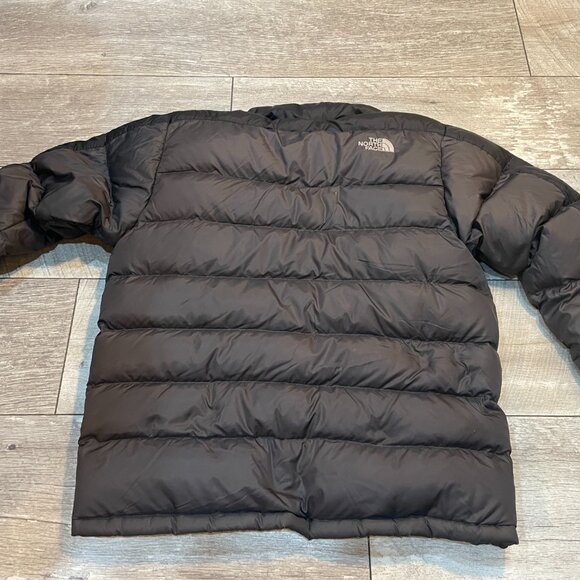 The North Face 550 Down Puffer Jacket in black NO SIZE TAG S / M - Picture 8 of 9
